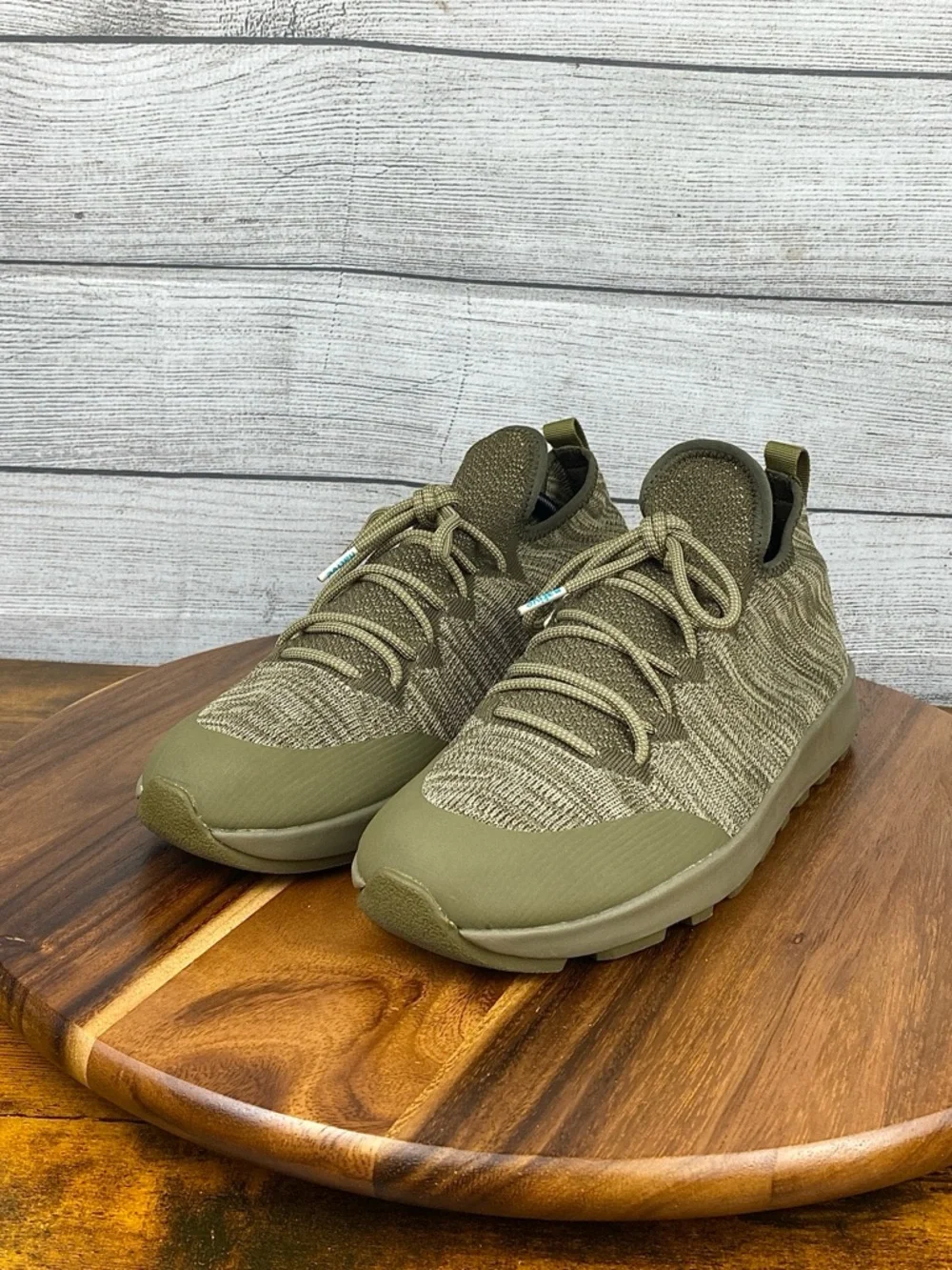 Native Shoes AP Proxima LiteKnit Olive Green Sneakers Men’s Shoe Size 10.5